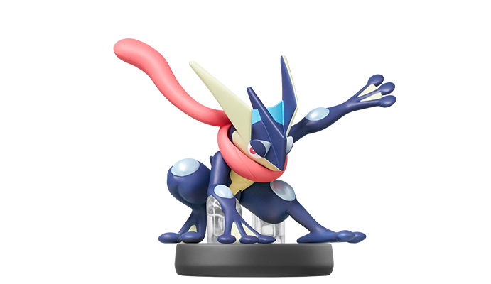 nintendo amiibo super smash bros greninja character figure
