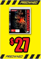 Preowned Sale - Metal Gear Solid 4
